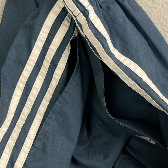Vintage 90s Adidas 3 Stripe Track Pants Baggy Lightweight Size Medium - Picture 5 of 12